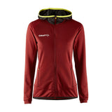Extend Full Zip W - Dark Red - Front
