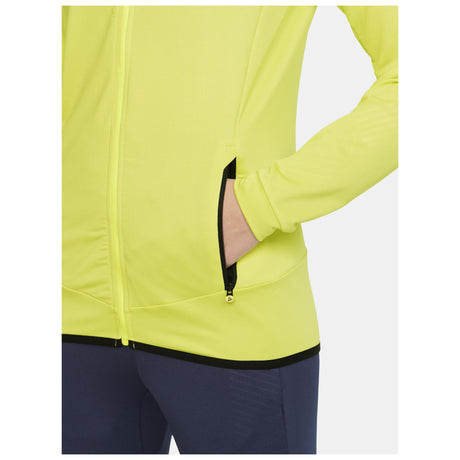 Extend Full Zip W - Yellow - Closeup 4