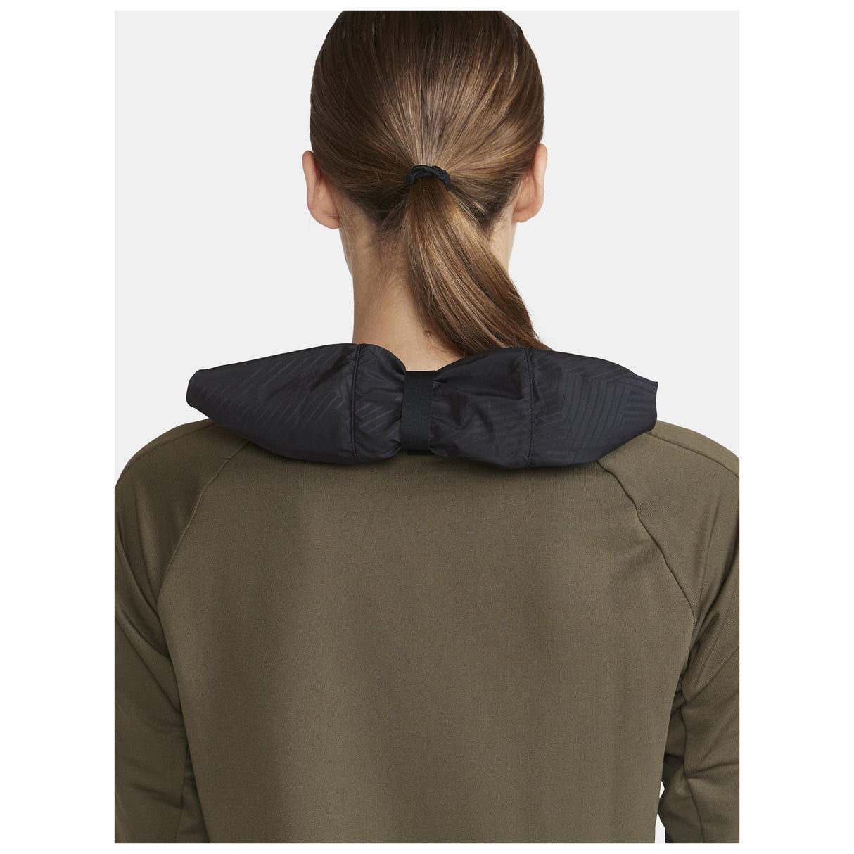 Extend Full Zip W - Dark Green - Closeup 6