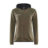 Extend Full Zip W - Dark Green - Front