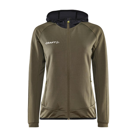 Extend Full Zip W - Dark Green - Front