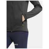 Extend Full Zip W - Dark Grey - Closeup 5