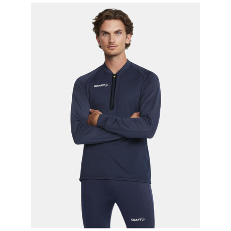 Extend Half Zip M - Navy - Closeup 1