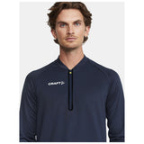 Extend Half Zip M - Navy - Closeup 5