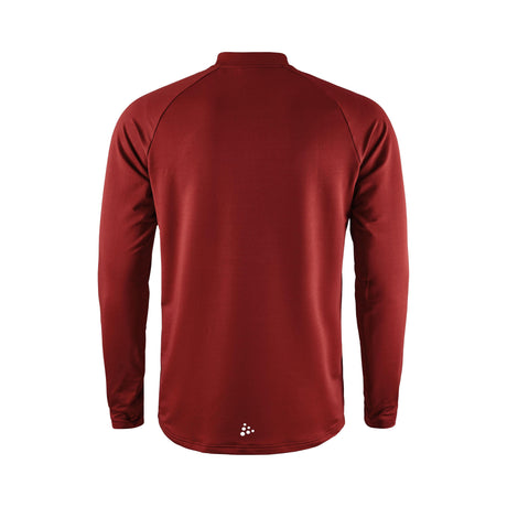 Extend Half Zip M - Dark Red - Back