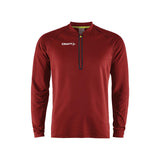 Extend Half Zip M - Dark Red - Front