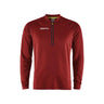 Extend Half Zip M - Dark Red - Front
