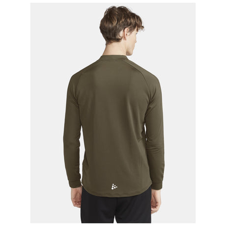 Extend Half Zip M - Dark Green - Closeup 3