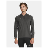 Extend Half Zip M - Dark Grey - Closeup 1