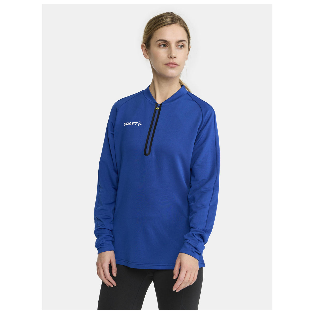 Extend Half Zip W - Cobalt - Closeup 3763