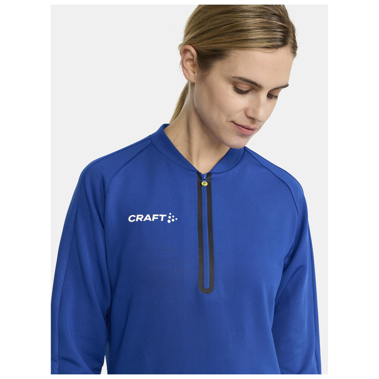 Extend Half Zip W - Cobalt - Closeup 3780