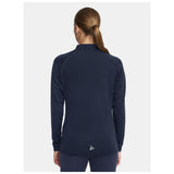 Extend Half Zip W - Navy - Closeup 3