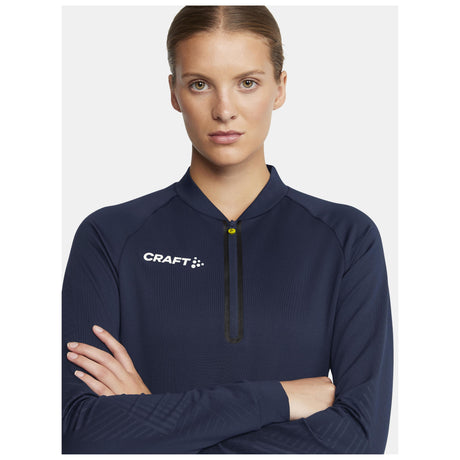 Extend Half Zip W - Navy - Closeup 4
