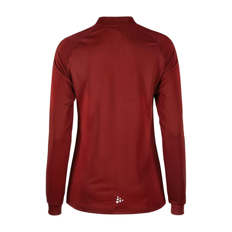 Extend Half Zip W - Dark Red - Back