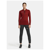 Extend Half Zip W - Dark Red - Closeup 6
