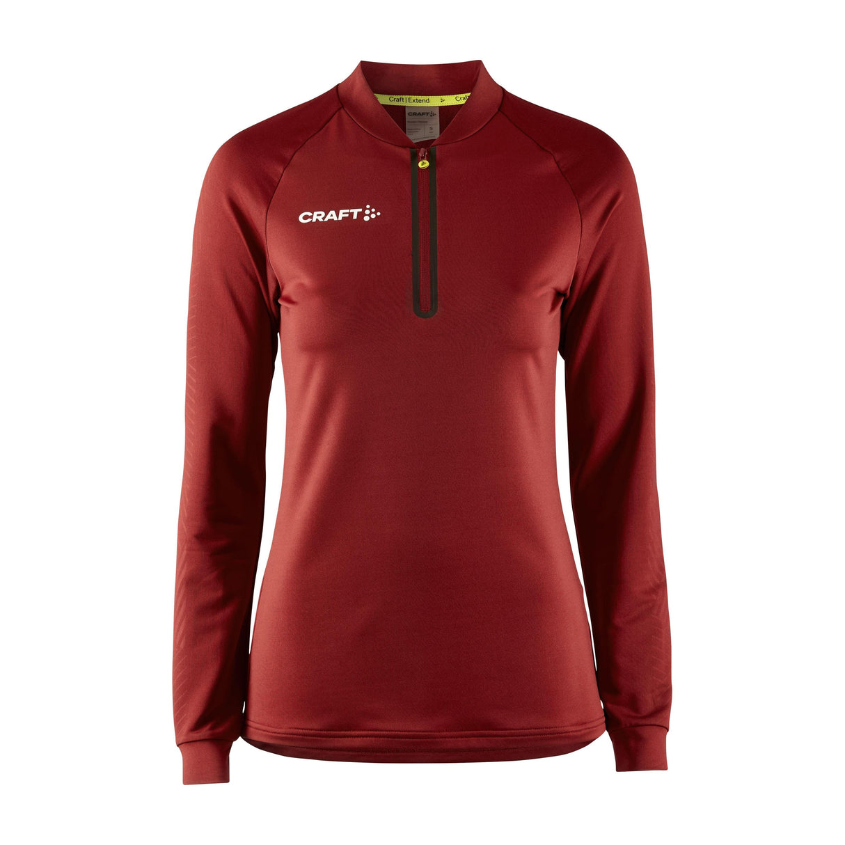 Extend Half Zip W - Dark Red - Front
