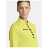 Extend Half Zip W - Yellow - Closeup 4