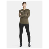 Extend Half Zip W - Dark Green - Closeup 5