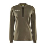 Extend Half Zip W - Dark Green - Front