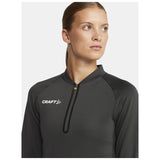 Extend Half Zip W - Dark Grey - Closeup 4