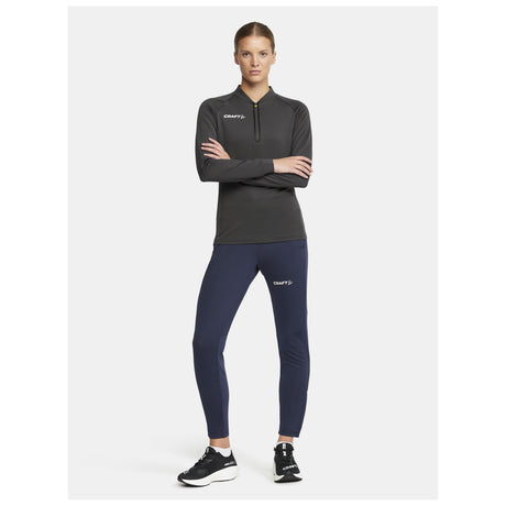 Extend Half Zip W - Dark Grey - Closeup 7