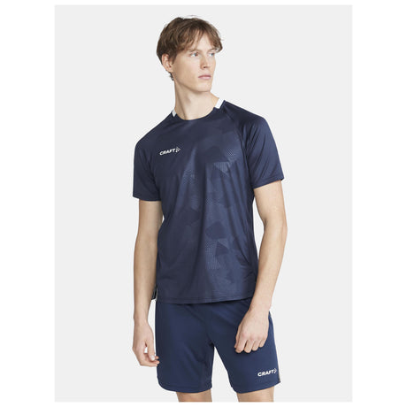 Premier Solid Jersey M - Navy - Closeup 1