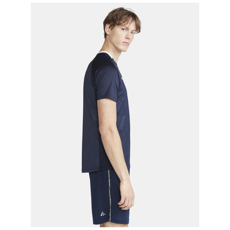 Premier Solid Jersey M - Navy - Closeup 2