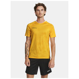 Premier Solid Jersey M - Yellow - Closeup 1