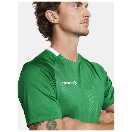 Premier Solid Jersey M - Green - Closeup 5