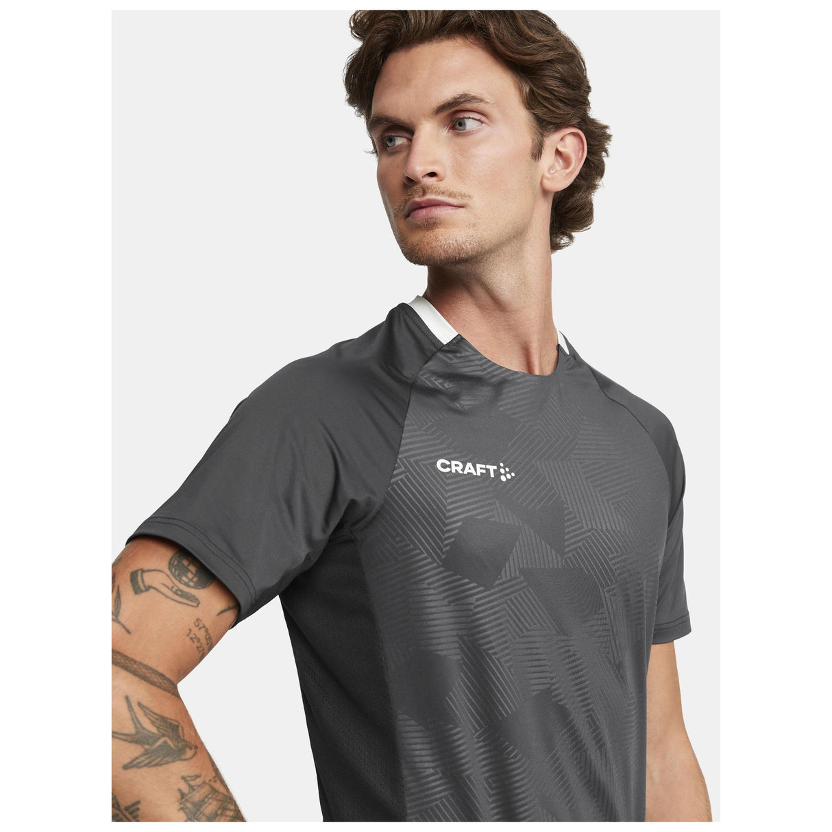 Premier Solid Jersey M - Dark Grey - Closeup 4