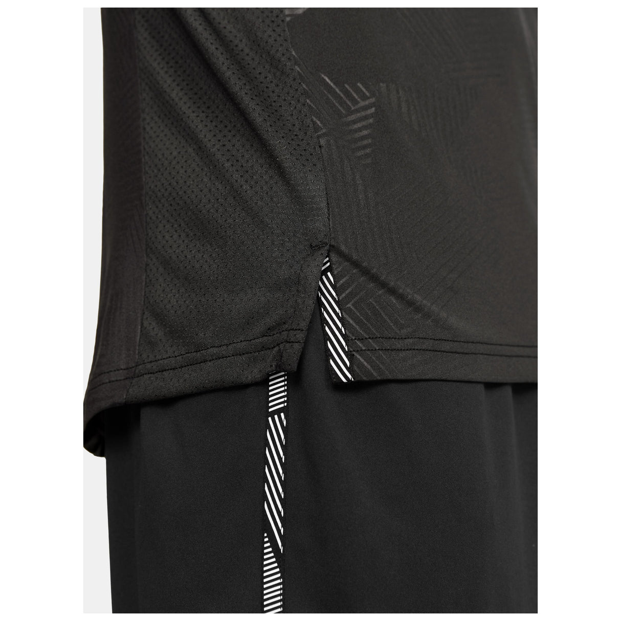 Premier Solid Jersey M - Black - Closeup 5