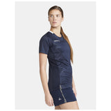 Premier Solid Jersey W - Navy - Closeup 2