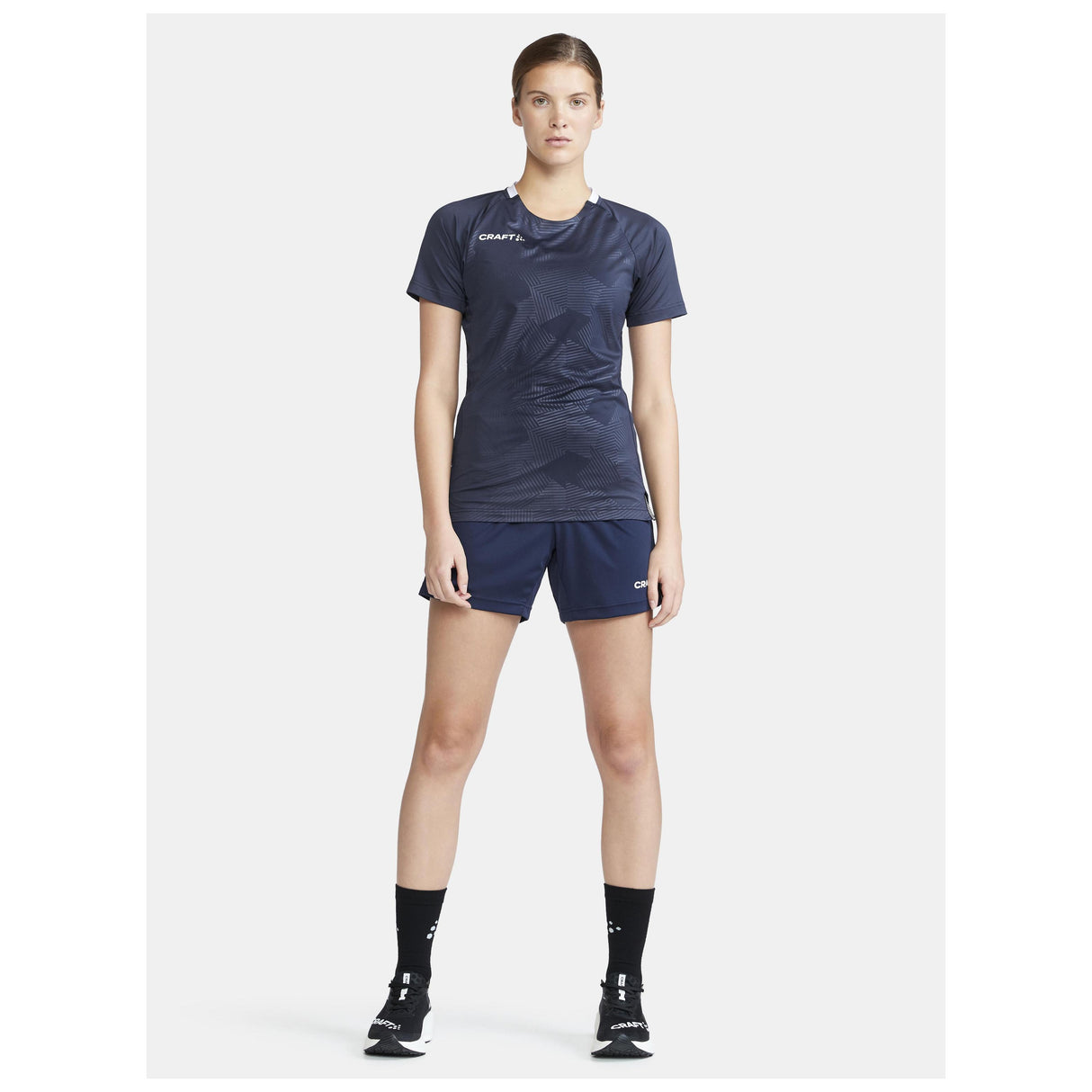 Premier Solid Jersey W - Navy - Closeup 6