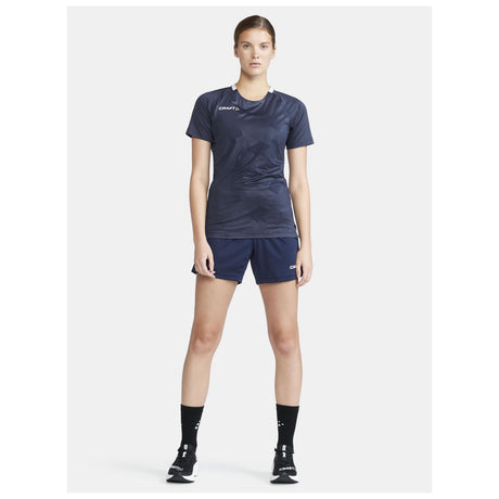 Premier Solid Jersey W - Navy - Closeup 6