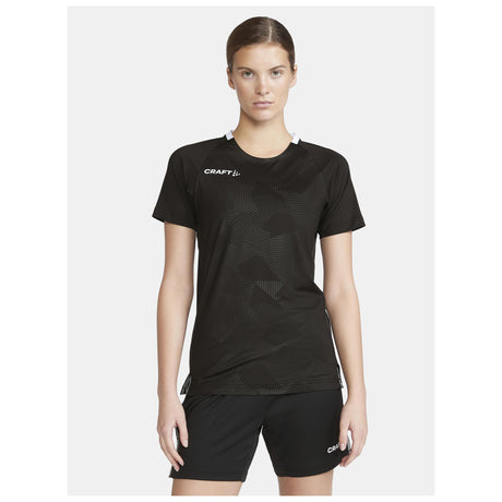 Premier Solid Jersey W - Black - Closeup 1