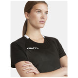 Premier Solid Jersey W - Black - Closeup 4