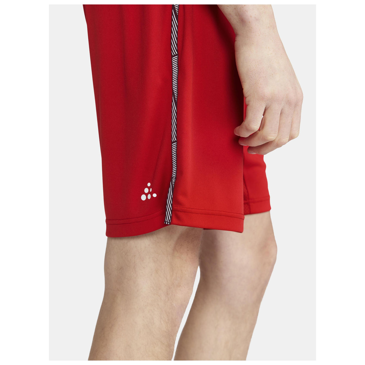 Premier Shorts M - Red - Closeup 4