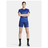 Premier Shorts W - Cobalt - Closeup 5