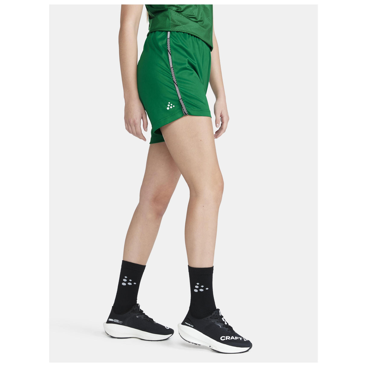 Premier Shorts W - Green - Closeup 2