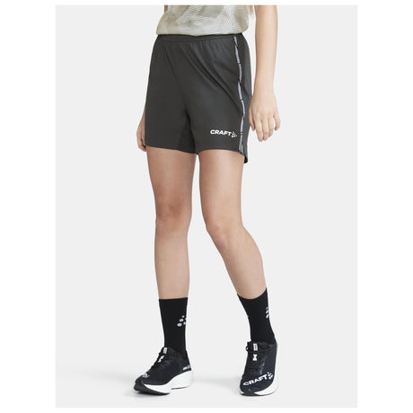 Premier Shorts W - Dark Grey - Closeup 1