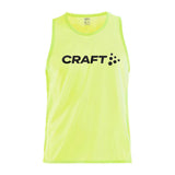 Core Team Mesh Vest 5Pcs/Pack - Yellow - Front