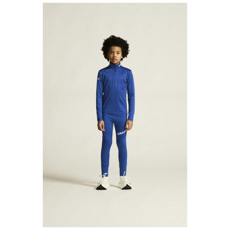 Adv Nordic Ski Club Jersey Jr - Club Cobolt/White - Closeup 1