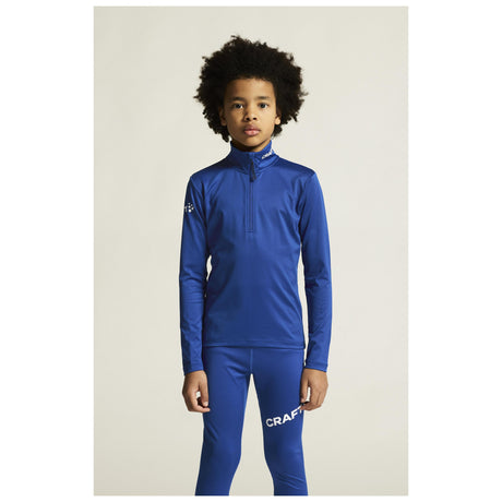 Adv Nordic Ski Club Jersey Jr - Club Cobolt/White - Closeup 5