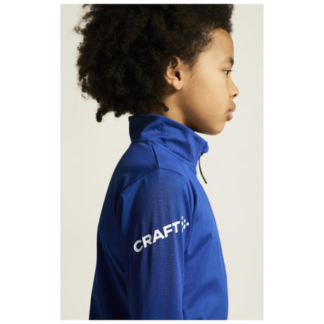 Adv Nordic Ski Club Jersey Jr - Club Cobolt/White - Closeup 6