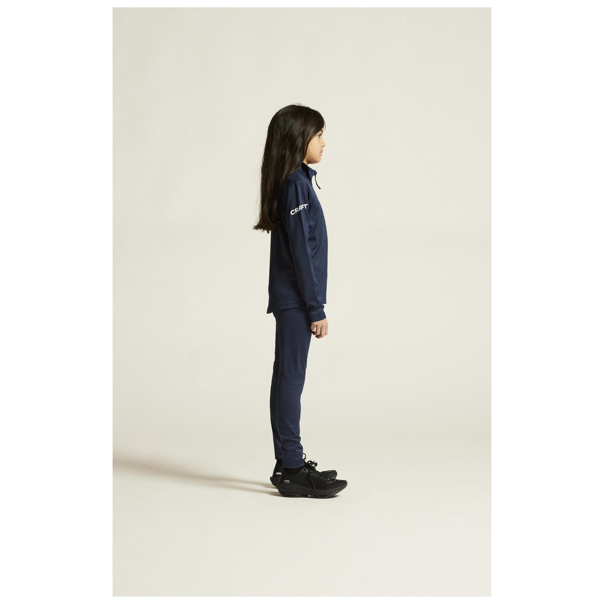 Adv Nordic Ski Club Jersey Jr - Dark Blue/White - Closeup 2