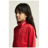 Adv Nordic Ski Club Jersey Jr - Red/White - Closeup 7