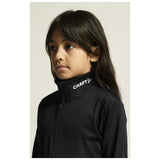 Adv Nordic Ski Club Jersey Jr - Black/White - Closeup 6