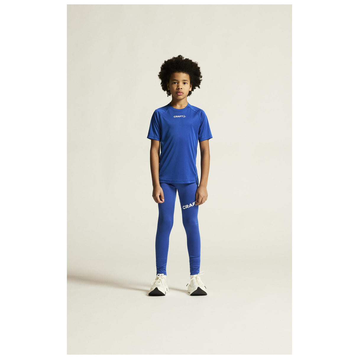 Adv Nordic Ski Club Tights Jr - Club Cobolt/White - Closeup 1