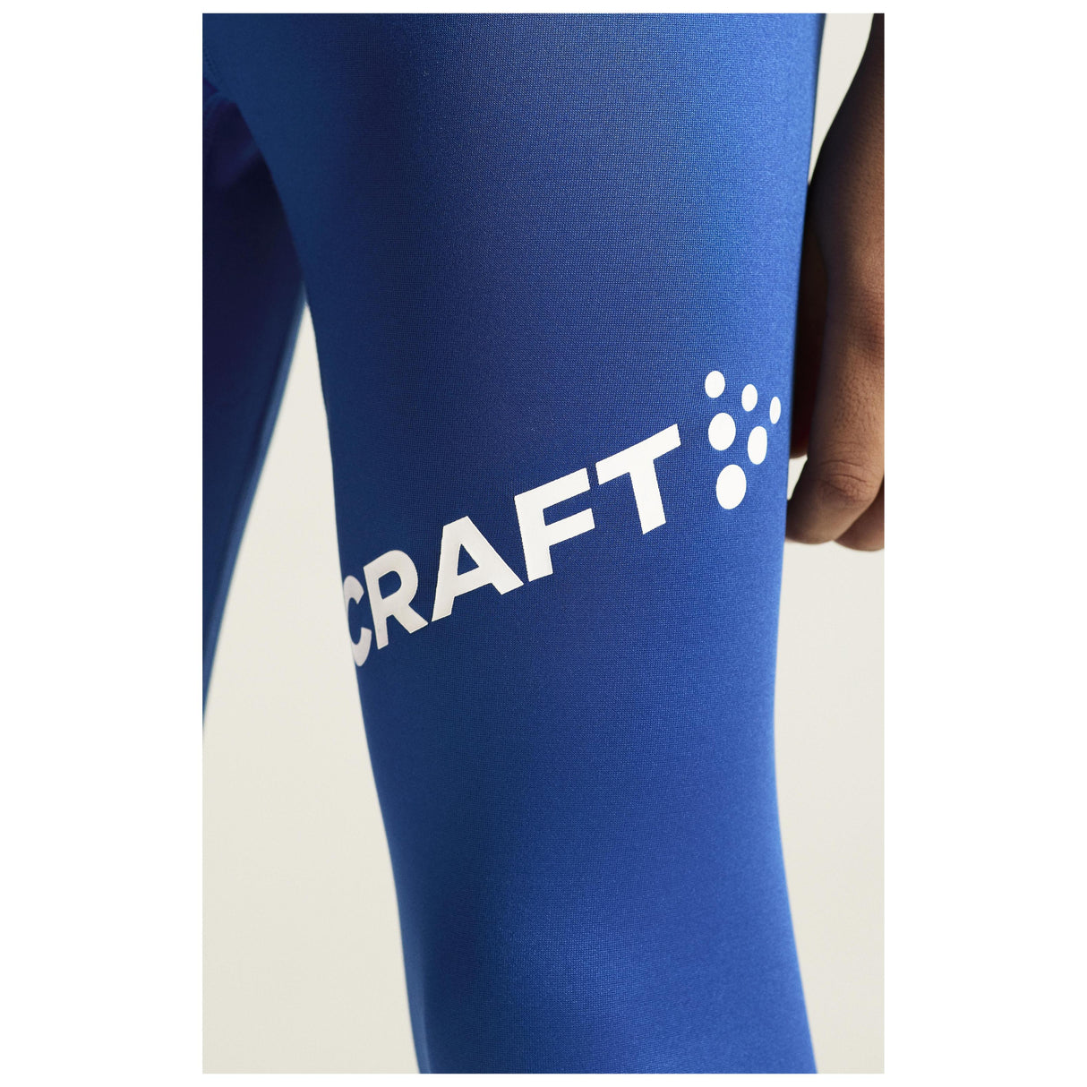 Adv Nordic Ski Club Tights Jr - Club Cobolt/White - Closeup 6