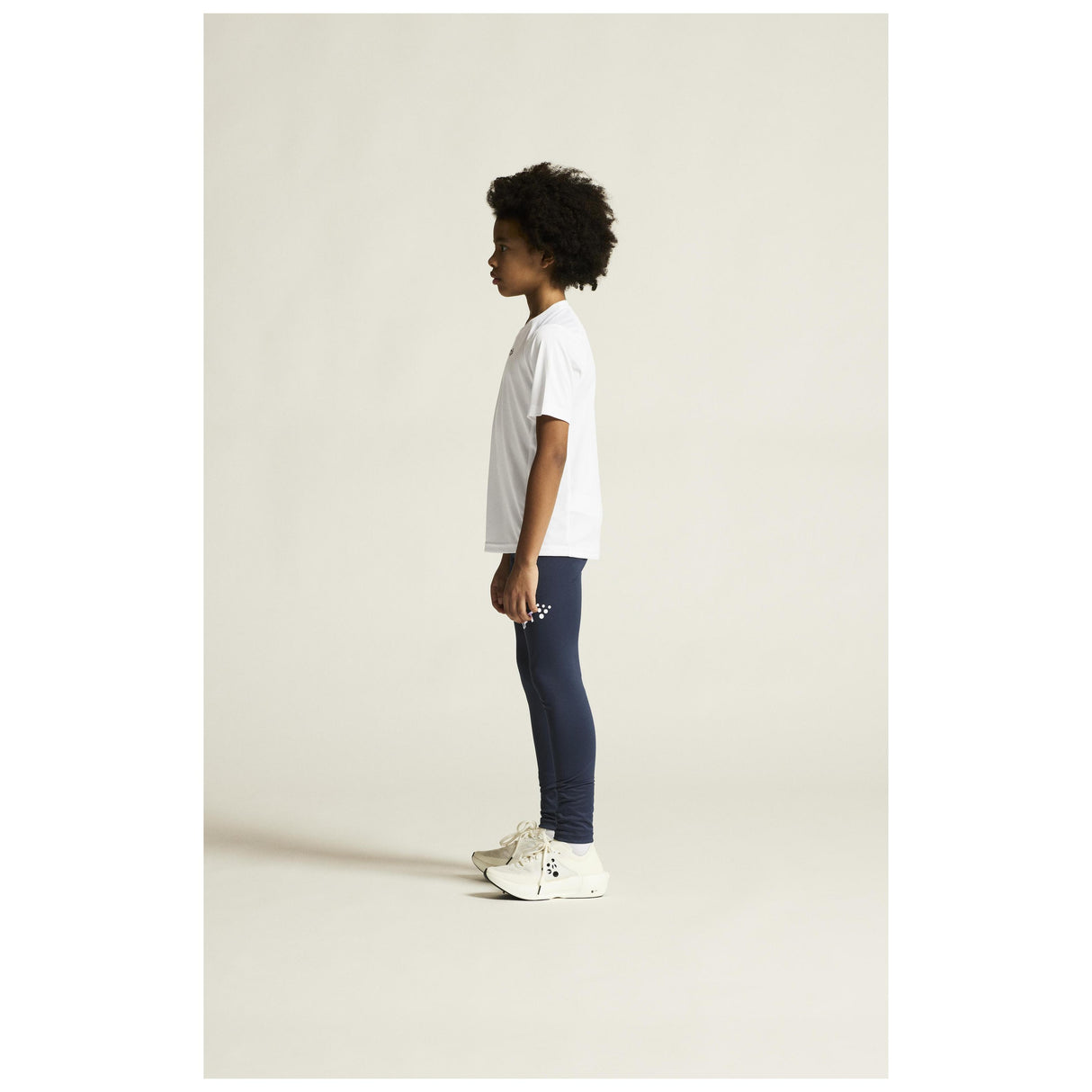 Adv Nordic Ski Club Tights Jr - Dark Blue/White - Closeup 3